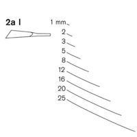 Perfil 2aL - Cuchara semi-plana izquierda